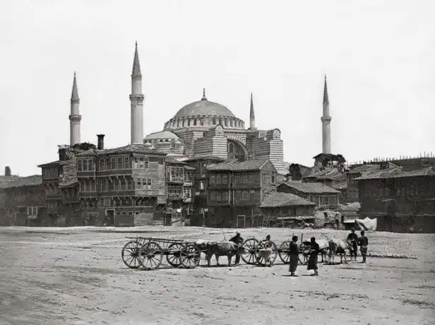 Istanbul, Sainte-Sophie vers 1854